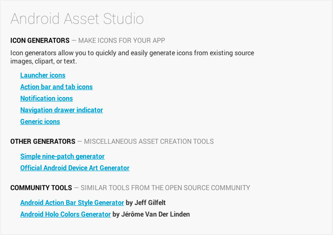 Android Asset Studio