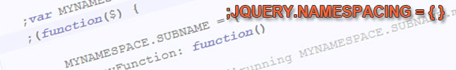 jquery-namespacing