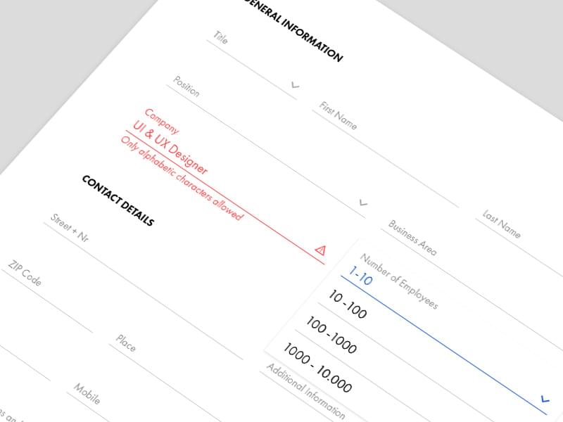 Форма обратной связи с обратной связью