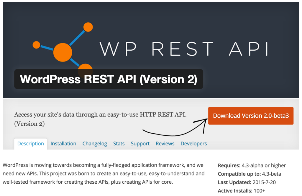 WP REST API WordPress скачать плагин