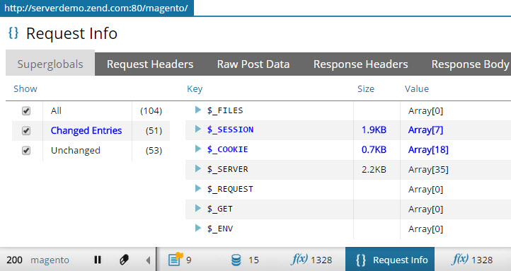 Z-Ray Request Info