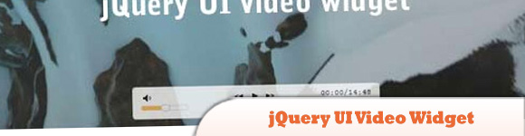 JQuery UI Видео Виджет