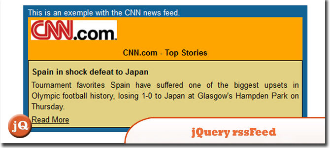 jQuery плагин rssFeed для jQuery