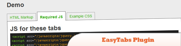 Плагин jQuery EasyTabs