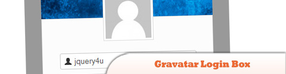 Gravatar Login Box