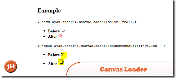 JQuery Canvas Loader