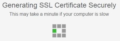 Генерация и SSL сертификат