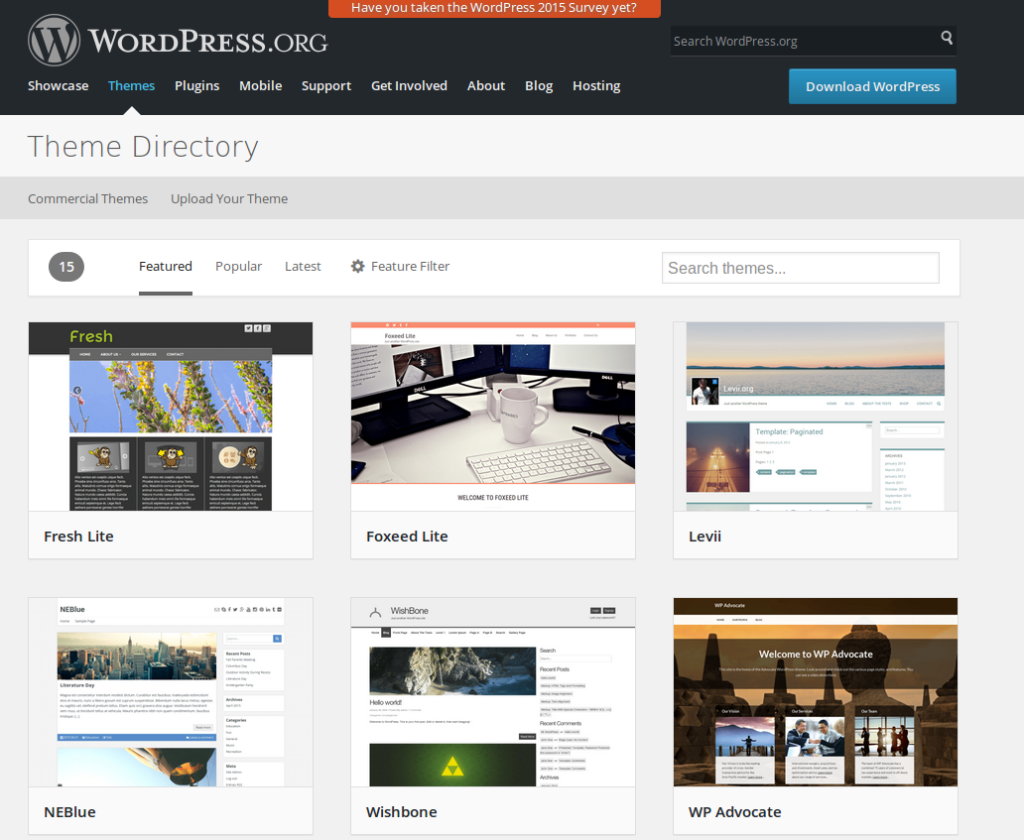 WordPress Theme Directory