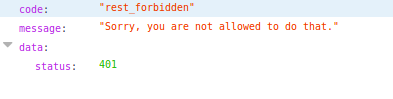 Ошибка rest_forbidden