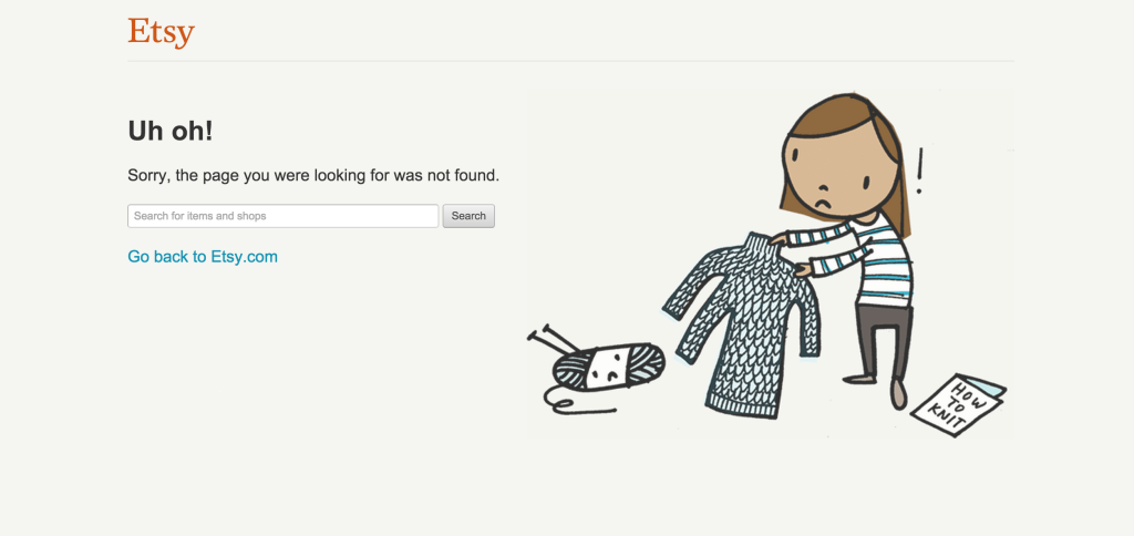 Etsy 404