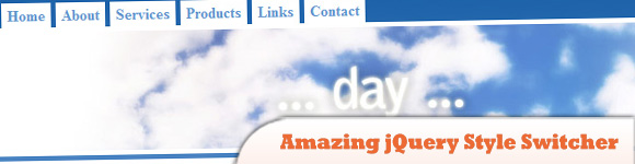 Удивительный JQuery Style Switcher