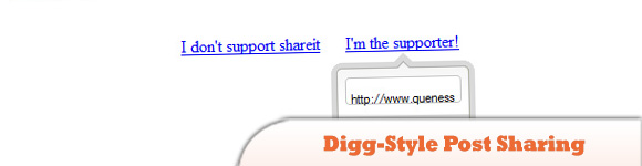 Digg-Style Post Sharing