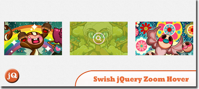 Swish jQuery Zoom Hover Эффект