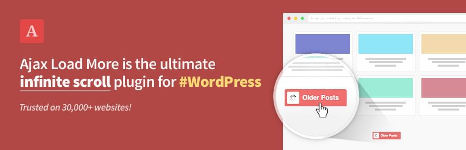 WordPress Infinite Scroll ajax загрузить еще плагин WordPress