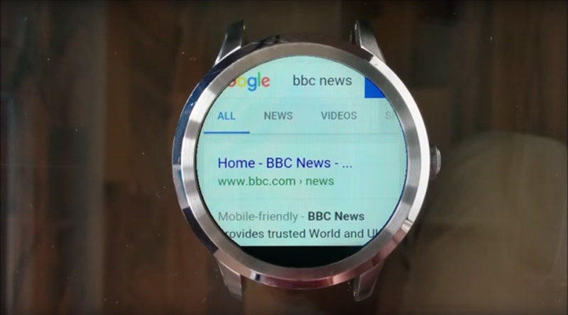 Веб-браузер Android Wear от appfour