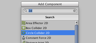 Adding a collider