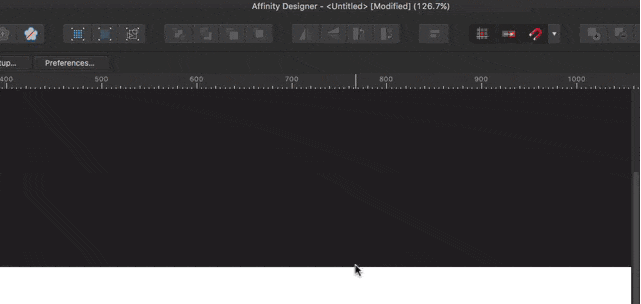 Affinity Designer имеет 1 000 000% увеличения