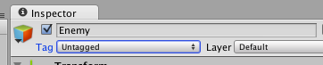The enemy is untagged