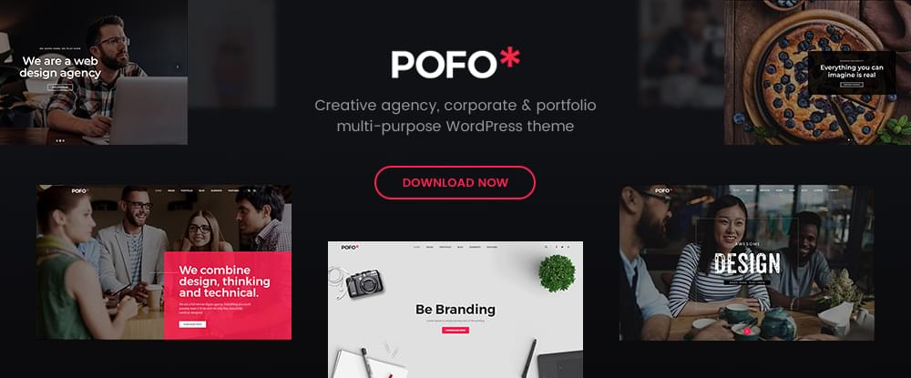 Pofo - лучшая тема WordPress для портфолио, блогов и электронной коммерции