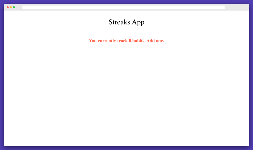 Streaks App - Нет привычек