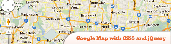 Google Map с CSS3 и jQuery