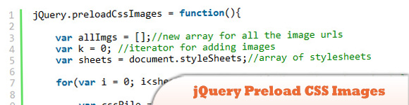 jQuery Preload CSS изображения