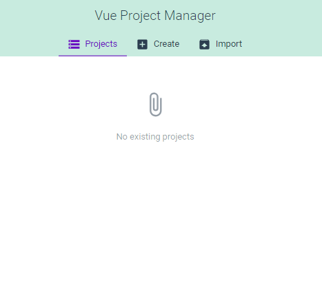 Vue Project Manager