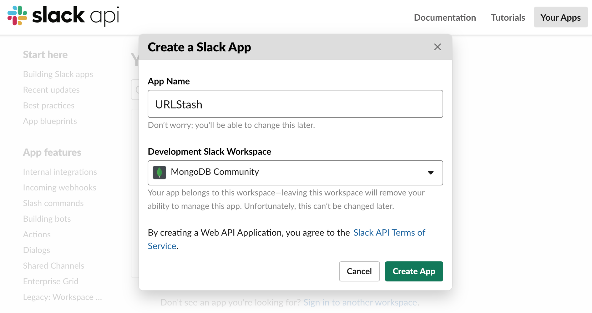 Создание Slack-приложения