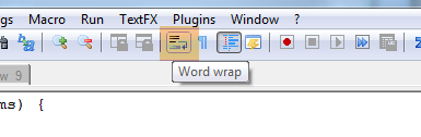 notepadplus-word-wrap
