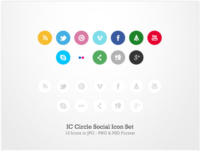 Социальные - 07 - ic_circle_social_icon_set-w800