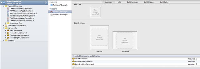 Twitter API iOS 5 Figure 3