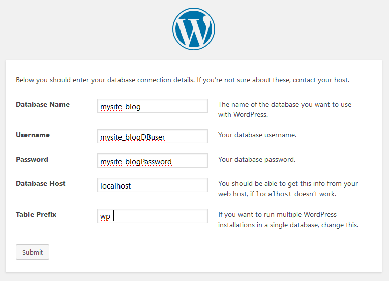 установить WordPress