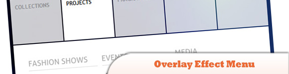Меню эффектов наложения с jQuery